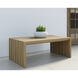 Viga 48 X 28 inch Natural Outdoor Coffee Table